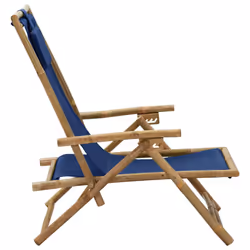 VidaXL 313025 chaise d'extérieur Terrace Siège rembourré Bambou, Polyester