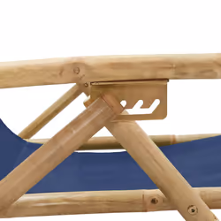 VidaXL 313025 chaise d'extérieur Terrace Siège rembourré Bambou, Polyester - Vue supplémentaire 6