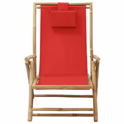 VidaXL 313026 chaise d'extérieur Terrace Siège rembourré Bambou, Polyester