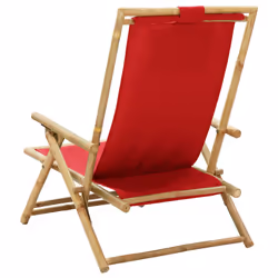 VidaXL 313026 chaise d'extérieur Terrace Siège rembourré Bambou, Polyester - Vue supplémentaire 5