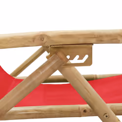 VidaXL 313026 chaise d'extérieur Terrace Siège rembourré Bambou, Polyester - Vue supplémentaire 7