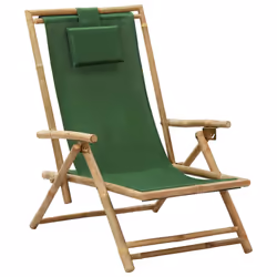 VidaXL 313027, Terrace, Siège rembourré, Bambou, Polyester, 640 mm, 890 mm, 940 mm