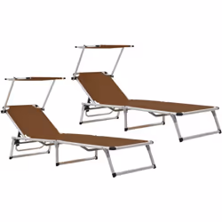 Ces chaises longues sont des compagnons de loisirs et de vacances parfaits pour vous détendre et vous amuser. Elles sont équi ...