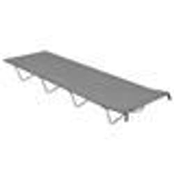 vidaXL Lit de camping 180x60x19 cm Tissu Oxford et acier Gris - TU