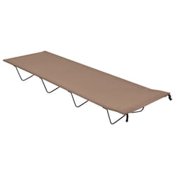 vidaXL Lit de camping 180x60x19 cm Tissu Oxford et acier Taupe - TU