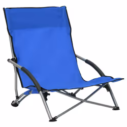 VidaXL 312488 chaise d'extérieur Terrace Oxford, Acier Bleu