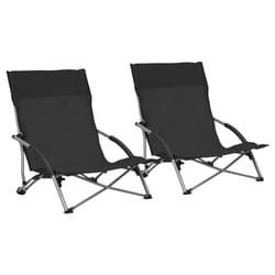 VidaXL 312489 chaise d'extérieur Terrace Oxford, Acier Noir