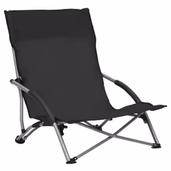 VidaXL 312489 chaise d'extérieur Terrace Oxford, Acier Noir