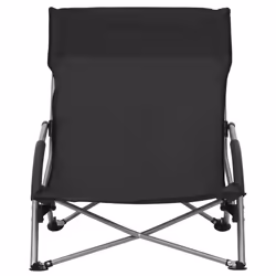 VidaXL 312489 chaise d'extérieur Terrace Oxford, Acier Noir