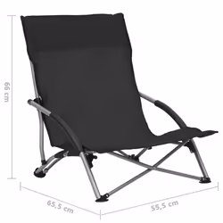 VidaXL 312489 chaise d'extérieur Terrace Oxford, Acier Noir - Vue supplémentaire 8