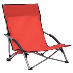 VidaXL 312490 chaise d'extérieur Terrace Oxford, Acier Rouge