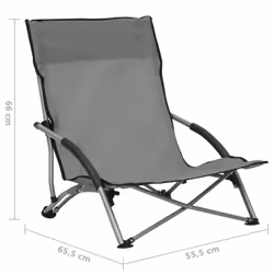VidaXL 312491 chaise d'extérieur Terrace Oxford, Acier Gris - Vue supplémentaire 8