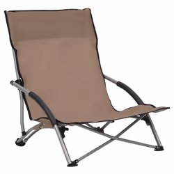 VidaXL 312492 chaise d'extérieur Terrace Oxford, Acier Taupe