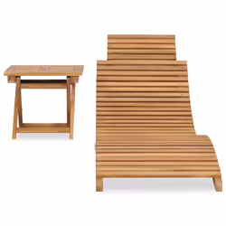 VidaXL 310666 chaise d'extérieur Linge Teck