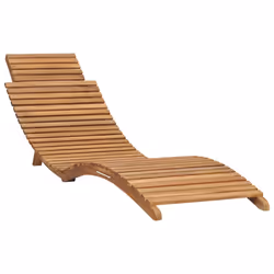 VidaXL 310666 chaise d'extérieur Linge Teck - Vue supplémentaire 5