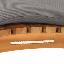 VidaXL 310668 chaise d'extérieur Linge Siège rembourré Teck Gris - Vue supplémentaire 5