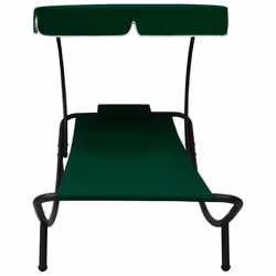 VidaXL 313534 chaise d'extérieur Terrace Siège rembourré Oxford, Acier Vert