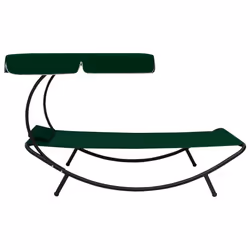VidaXL 313534 chaise d'extérieur Terrace Siège rembourré Oxford, Acier Vert