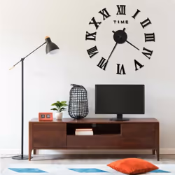 Cette horloge murale 3D extra-large est un excellent supplément à la décoration de votre pièce ! L’horloge dispose d’un effet ...