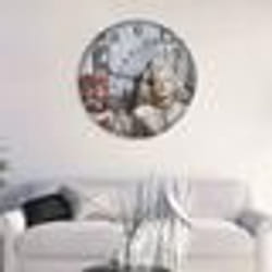 vidaXL Horloge murale vintage 60 cm - TU