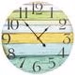 vidaXL Horloge murale Multicolore 60 cm MDF