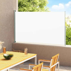 vidaXL Auvent latéral rétractable de patio 180x300 cm Crème - TU