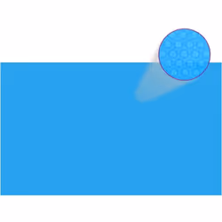 Cette bâche solaire de piscine se pose directement sur la surface de l'eau, dans les bords de la piscine, et peut augmenter l ...