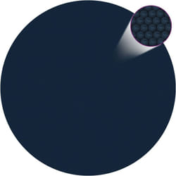 Vidaxl - Film solaire de piscine flottant pe 488 cm Noir et bleu
