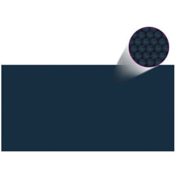 Vidaxl - Film solaire de piscine flottant pe 600x300 cm Noir et bleu