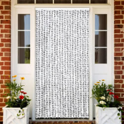 vidaXL Moustiquaire Gris clair et gris foncé 90x220 cm Chenille - TU