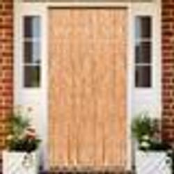 vidaXL Moustiquaire Ocre et blanc 100x220 cm Chenille - TU