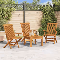 VidaXL 312277 chaise d'extérieur Terrace Teck