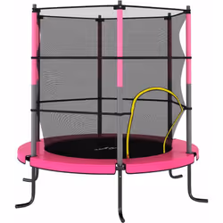 Amusez-vous bien et rebondissez sur ce trampoline rond ! Le trampoline rebondissant est fait d'un cadre en acier enduit de po ...
