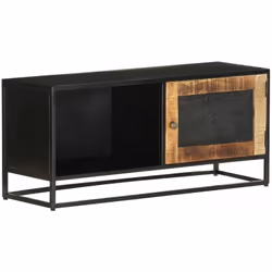 Ce meuble TV en bois a un style industriel et constitue un choix parfait pour votre espace de vie intérieur. Le meuble stéréo ...