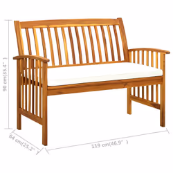 VidaXL 312132 banc de jardin - Vue supplémentaire 8