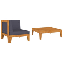 VidaXL 312147 banc de jardin Bois d'acacia