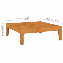 VidaXL 312147 banc de jardin Bois d'acacia - Vue supplémentaire 8