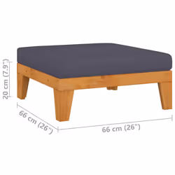 VidaXL 312153 banc de jardin Bois d'acacia - Vue supplémentaire 6