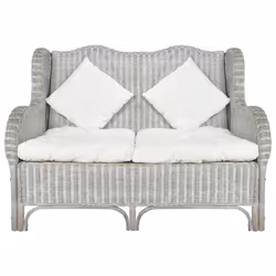 VidaXL 325467 canapé 2 siège(s) Crème, Gris