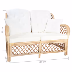 VidaXL 325472 canapé 2 siège(s) - Vue supplémentaire 5