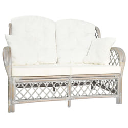 VidaXL 325473 canapé 2 siège(s) Crème, Gris