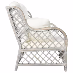 VidaXL 325473 canapé 2 siège(s) Crème, Gris