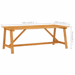 VidaXL 312407 table de jardin - Vue supplémentaire 6