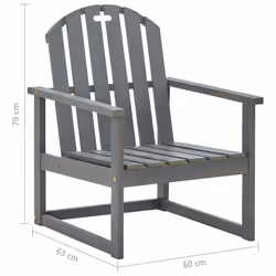 VidaXL 312419 chaise d'extérieur Terrace Bois d'acacia - Vue supplémentaire 8