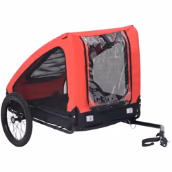 Emmenez votre chien ou votre chat faire une balade à vélo dans cette remorque pour animaux de compagnie. La cage de transport ...