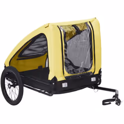 Emmenez votre chien ou votre chat faire une balade à vélo dans cette remorque pour animaux de compagnie. La cage de transport ...