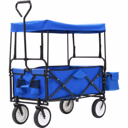 Ce chariot à main pliable a une utilisation polyvalente, notamment à la maison, dans le jardin, pour les voyages et bien plus ...