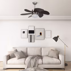 Que vous cherchiez un moyen de vous rafraîchir par temps chaud ou que vous vouliez illuminer votre intérieur, ce ventilateur  ...