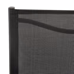 VidaXL 313078 chaise d'extérieur Terrace Acier, Textile Noir - Vue supplémentaire 6