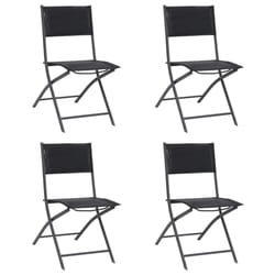 VidaXL 313083 chaise d'extérieur Terrace Acier Noir